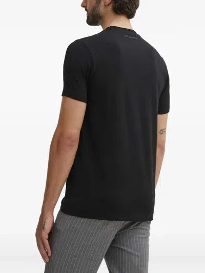 Karl Lagerfeld Graphic-print T-shirt In Black