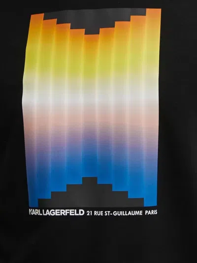 Karl Lagerfeld Graphic-print T-shirt In Black