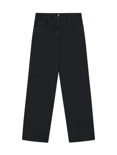 Giorgio Armani Five-pocket Jeans In Black
