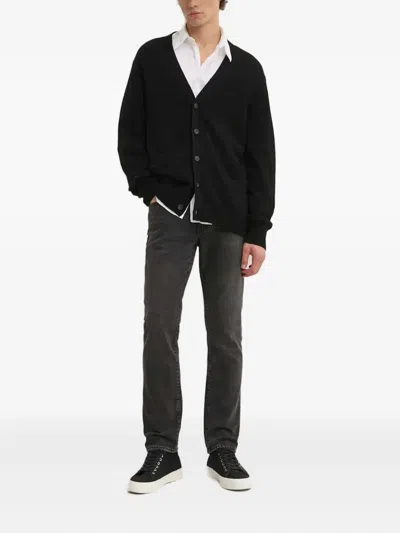 Levi's Button Pocket Cardigan In Black