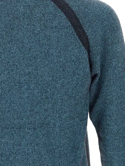 C.p. Company Lens-appliqué Crew-neck Pullover In Blue