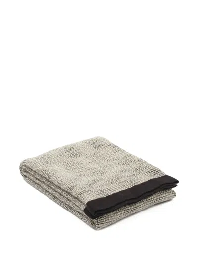 Tom Dixon Thread Throw (180cm X 140cm) In Gray