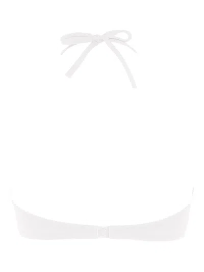 Eres Gang Triangle Bikini Top In White