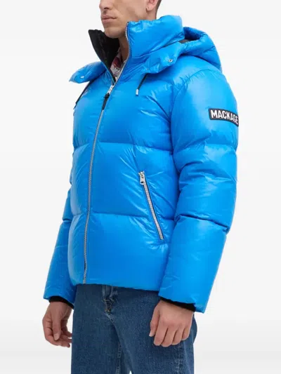 Mackage Kent-z Hooded Jacket In Blue