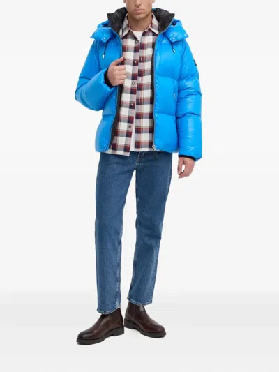 Mackage Kent-z Hooded Jacket In Blue