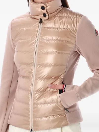 Moncler Padded Zip-fastening Jacket In Pink