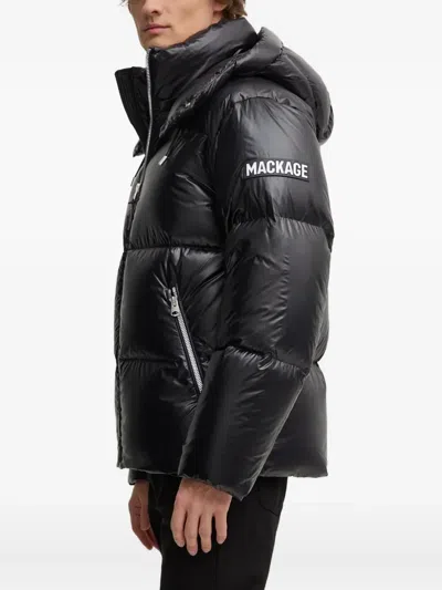 Mackage Ken-glo Hooded Jacket In Black