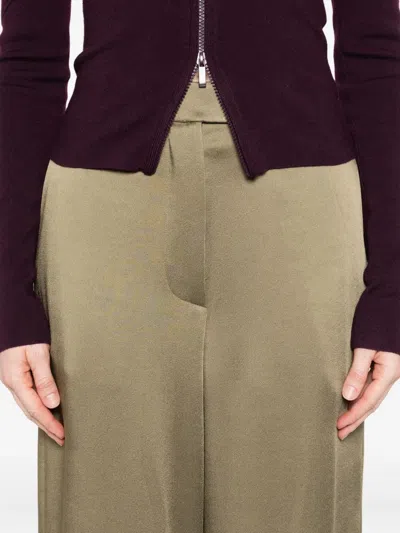 Dries Van Noten Women Penn 2070 W.w. Pants Khaki In Green