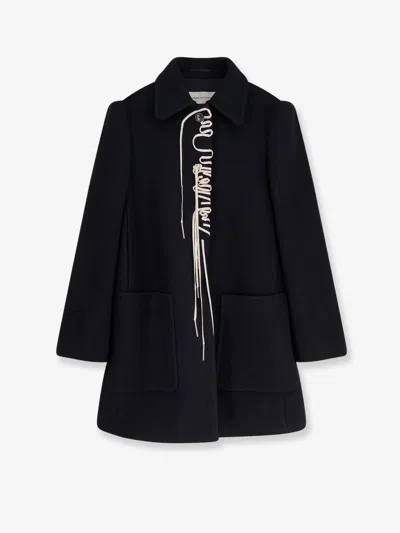 Dries Van Noten Women Rebela Wool Blend Coat In Black