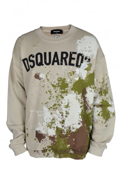 Dsquared2 Men Sweatshirt In White