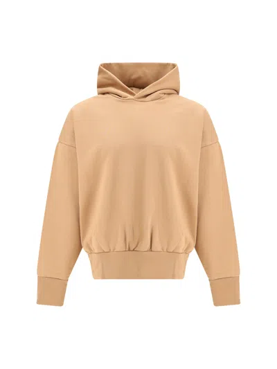 Fear Of God Men Cotton Hooded Sweatshirt In Neutral