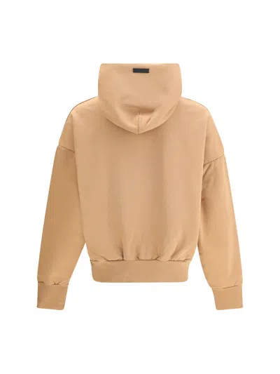 Fear Of God Men Cotton Hooded Sweatshirt In Neutral