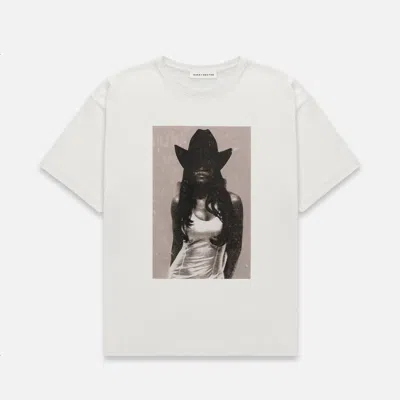 Duke & Dexter Men's Duke Cowgirl Vintage White T-shirt In White