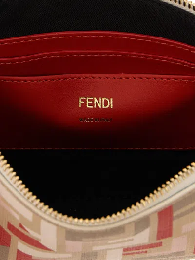 Fendi Baguette Clutch Multicolor In Neutral