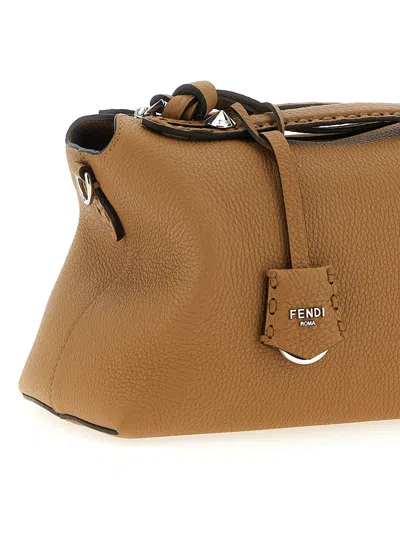 Fendi By The Way Selleria Medium Leather Shoulder Bag In Brown