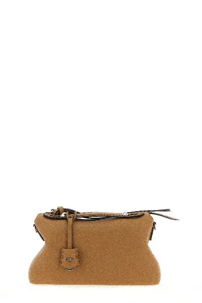 Fendi By The Way Selleria Medium Leather Shoulder Bag In Brown