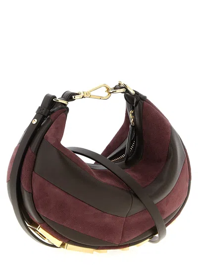 Fendi Graphy Mini Hand Bags Multicolor In Purple
