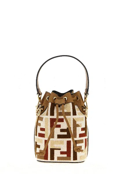 Fendi Mon Tresor Mini Bucket Bag In Multi
