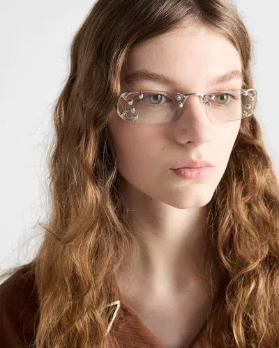 Prada Runway Sunglasses In Gold