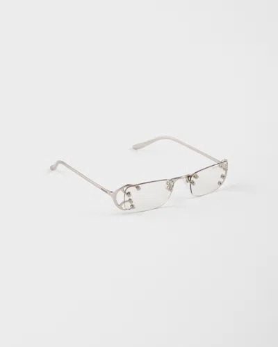 Prada Runway Sunglasses In Gold