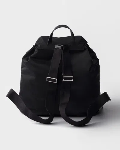 Prada Front-pockets Backpack In Black