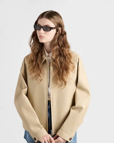 Prada Rectangle Sunglasses In Brown