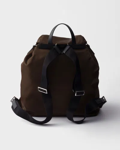 Prada Front-pockets Backpack In Brown