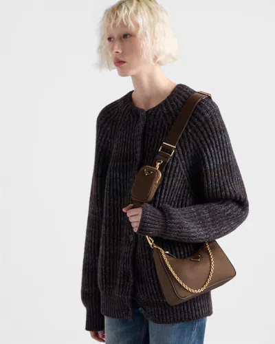 Prada Re-edition 2005 Re-nylon Bag In Brown