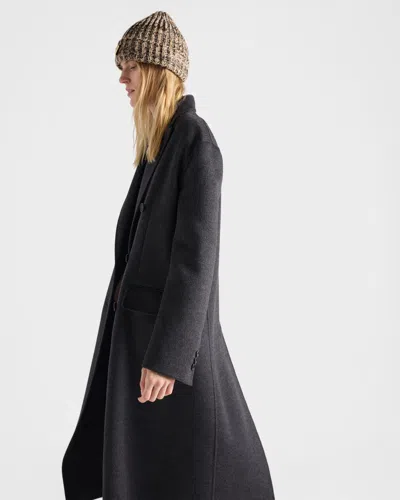 Prada Womens Brown Argyle Wool-knitted Beanie In Green