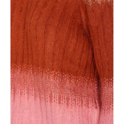 Fendi Mohair And Wool Blend Sweater In Multi