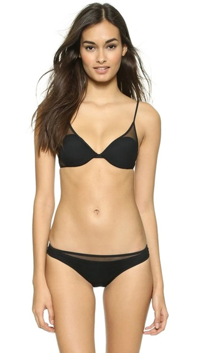 La Perla Timeless Push Up Bra In Black