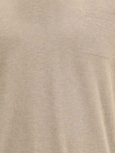 Ferragamo Men Pocket-detail Sweater In Neutral