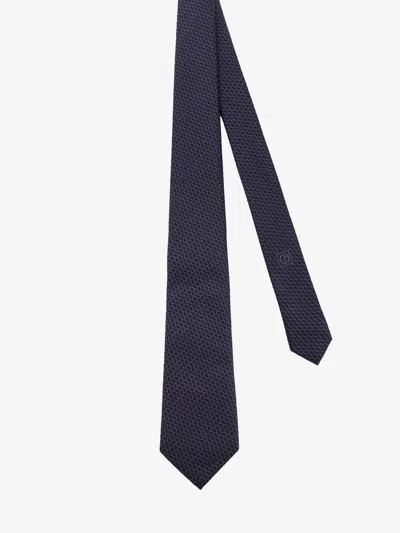 Giorgio Armani Men Silk Tie In Black