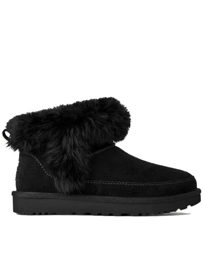 Ugg Classic Ultra Mini Chalet Boots In Black
