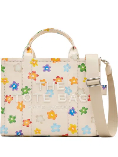 Marc Jacobs The Wild Daisy Canvas Medium Tote Bag In Multi