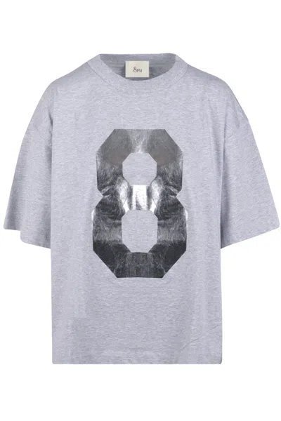8pm - T-shirt - 460231 - Grey Pearl In Gray