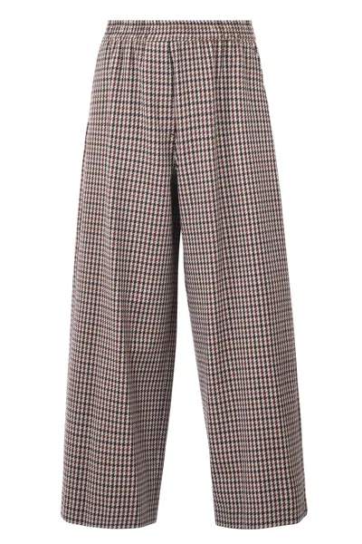 Weekend Max Mara Weekend Maxmara - Trousers - 460918 - Beige/bordeaux In Multi
