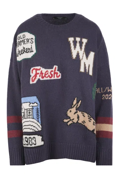 Weekend Max Mara Weekend Maxmara - Shirt - 460919 - Blue In Multi