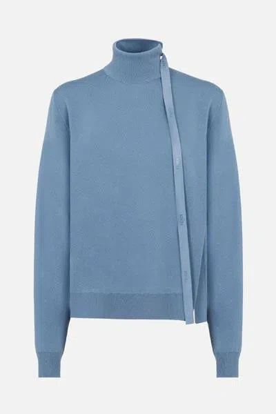 Fendi Sweaters In Blue