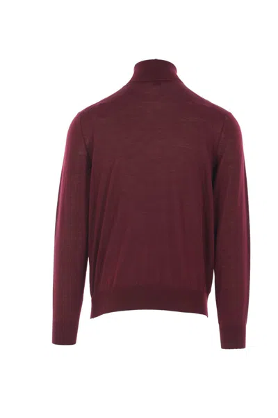 Saint Laurent Sweaters In Red