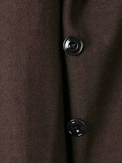 Lemaire Buttoned Cardigan Long Sleeves In Brown