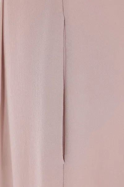 Alberta Ferretti Pleated Trousers In Pink