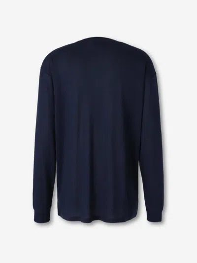 Setchu Elegant Wool Coat In Blue