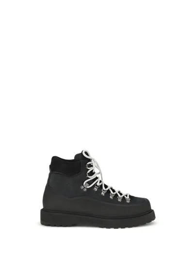 Diemme Roccia Vet Gomma Leather Boots In Black