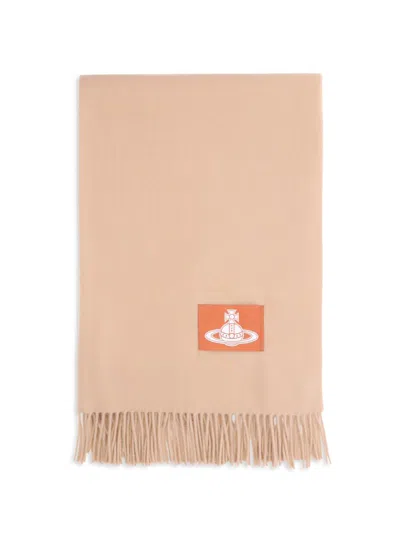 Vivienne Westwood Wool Scarf In Pink