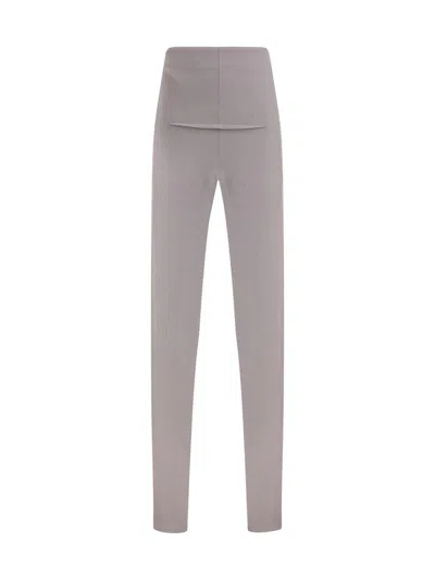 Rick Owens Sliced Skirt In Gray