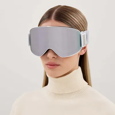 Gucci Geometric Frame Goggles In Gray