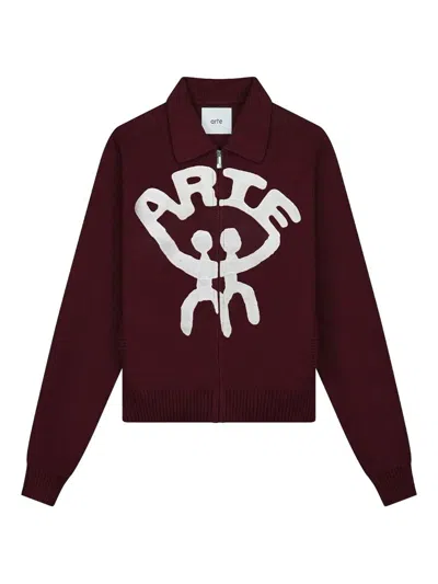 Arte All Together Cardigan Clothing In Red