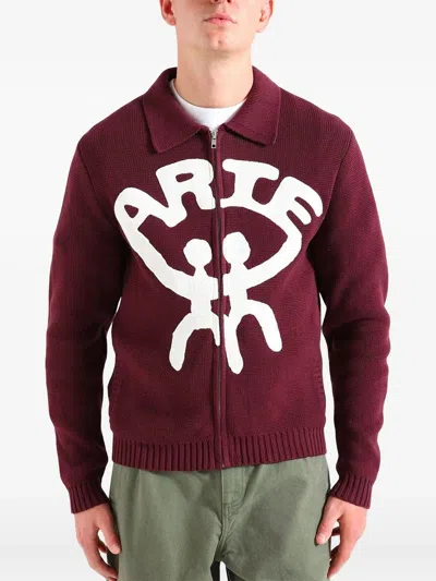 Arte All Together Cardigan Clothing In Red