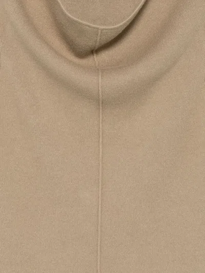 Aya Muse Off Shoulder Seam Top Clothing In Brown